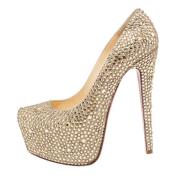 Pre-owned Metallisk skinn Christian Louboutin haeler