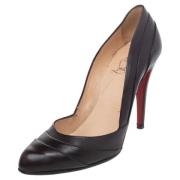 Pre-owned Brunt skinn Christian Louboutin haeler