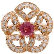 Pre-owned Gull Rose Gull Bvlgari Ring