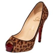 Pre-owned Brunt stoff Christian Louboutin haeler