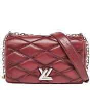 Pre-owned Burgunder Leather Louis Vuitton veske