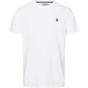 Myk og behagelig hvit Arjun T-skjorte med logo