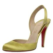 Pre-owned Gul sateng Christian Louboutin Sandaler