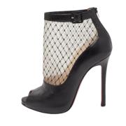 Pre-owned Svart skinn Christian Louboutin stovler