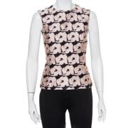Pre-owned Rosa stoff Dior Top