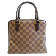 Pre-owned Brunt lerret Louis Vuitton Brera