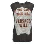 Pre-owned Svart stoff Versace Top