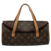 Pre-owned Brunt lerret Louis Vuitton Sonatine