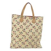 Pre-owned Beige lerret burberry tote