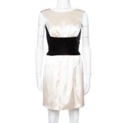 Pre-owned Flerfarget silke Yves Saint Laurent kjole