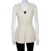 Pre-owned Beige Fabric Alexander McQueen Top