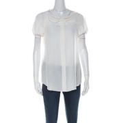 Pre-owned Hvit silke Moschino Top