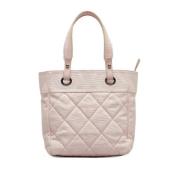 Pre-owned Rosa skinn Chanel Tote