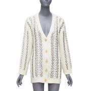 Pre-owned Beige Ull Valentino Cardigan