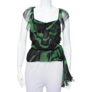 Pre-owned Svart silke Yves Saint Laurent Top