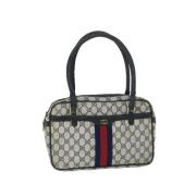 Pre-owned Navy Canvas Gucci veske