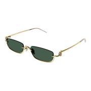 Gull/Grønne Solbriller