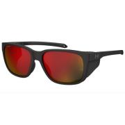 Glacial Sunglasses Black/Red Shaded