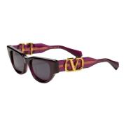 V - DUE Sunglasses in Crystal Purple