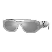 Transparent Ruthenium/Sølv Solbriller