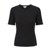 Black Esmé Studios Ella Ss Top T-Shirt