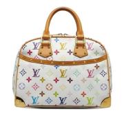 Pre-owned Hvitt lerret Louis Vuitton Trouville