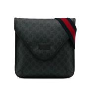 Pre-owned Svart lerret Gucci Crossbody Bag