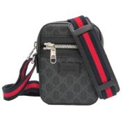 Pre-owned Svart lerret Gucci Messenger Bag