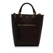 Pre-owned Rodt skinn Mulberry veske