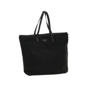 Pre-owned Svart nylon Prada Tote