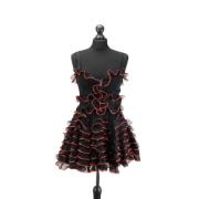 Pre-owned Flerfarget stoff Alexander McQueen kjole