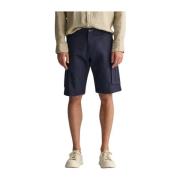 Marine Gant Relaxed Twill Cargo Shorts Shorts