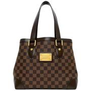 Pre-owned Brunt lerret Louis Vuitton Hampstead