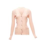 Pre-owned Rosa bomull Chanel Cardigan