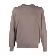 Cashmere Crew-Neck Strikkegenser