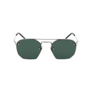 Stilige solbriller med smaragdgrønt ombre-design
