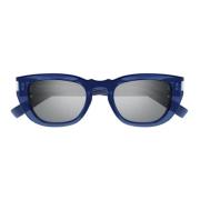 Blå Glamour Solbriller