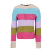 Multifarget Cashmere Crewneck Sweater