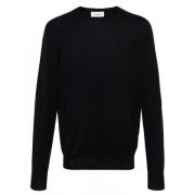 Navy Crew Neck Genser