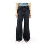 Vintage Svart Denim - Klassiske og allsidige jeans