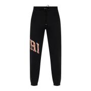 Bomull Ribbet Snøring Sweatpants