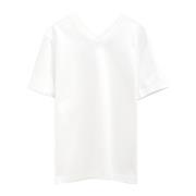 Hvit Bomull T-Skjorte for Kvinner