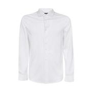 Elegant Hvit Skjorte for Menn