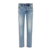 Denimblå 5-lommers jeans