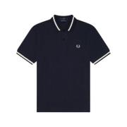 Original Enkeltkantet Polo Navy/Hvit