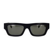 Rektangulære solbriller med dristig acetatkant og elegante GG-logoarme...