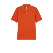 Oransje Artist Stripe Polo Shirt