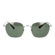 Stilige Unisex Solbriller med Grønn Linse