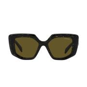 Stilige Prada solbriller med uregelmessig form