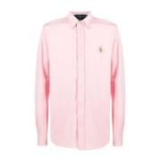 Rosa Oxford-Stil Skjorte for Menn